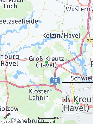 Here Map of Groß Kreutz