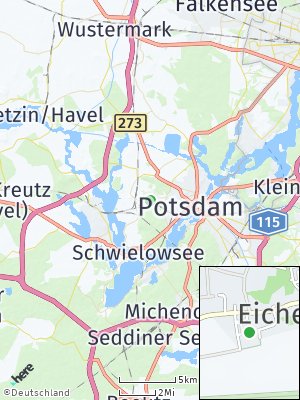 Here Map of Potsdam-Eiche
