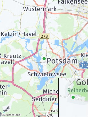 Here Map of Golm bei Potsdam