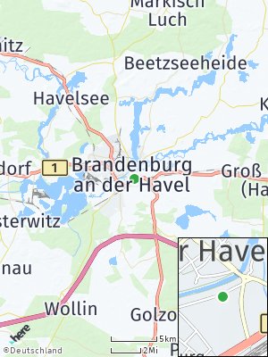 Here Map of Göttin bei Brandenburg