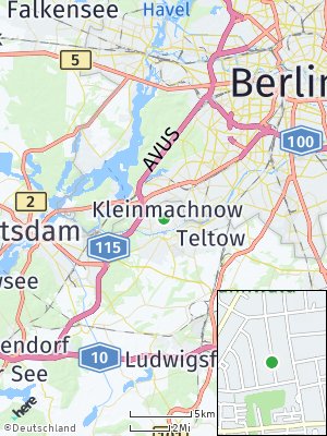 Here Map of Kleinmachnow
