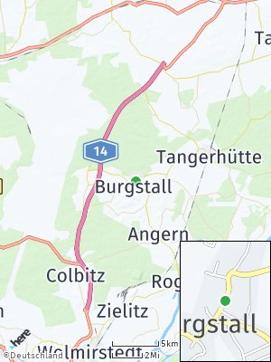 Here Map of Burgstall bei Tangerhütte