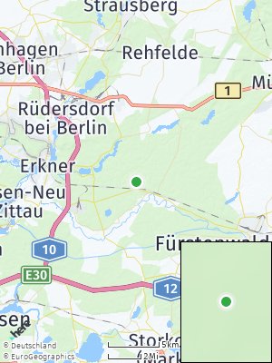 Here Map of Grünheide