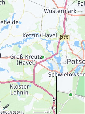 Here Map of Kemnitz bei Potsdam