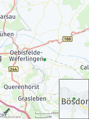 Here Map of Bösdorf bei Haldensleben