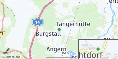 Google Map of Uchtdorf bei Tangerhütte