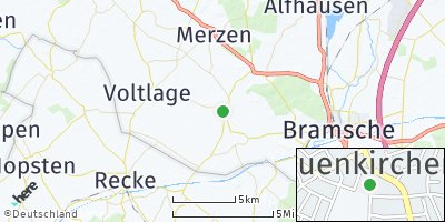 Google Map of Neuenkirchen bei Bramsche
