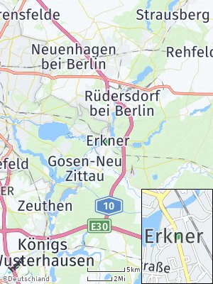 Here Map of Erkner
