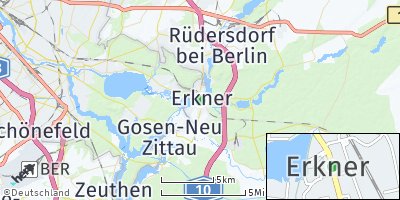 Google Map of Erkner