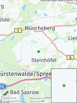 Here Map of Steinhöfel