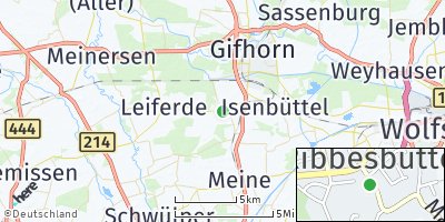 Google Map of Ribbesbüttel