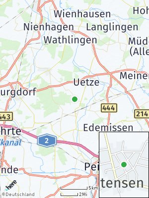 Here Map of Katensen bei Lehrte