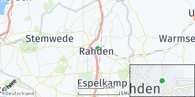 Google Map of Rahden