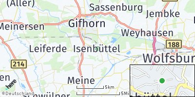 Google Map of Isenbüttel