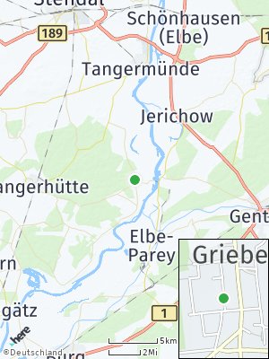 Here Map of Grieben bei Tangerhütte