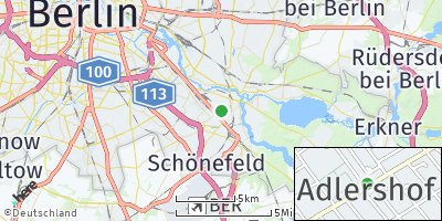 Google Map of Adlershof