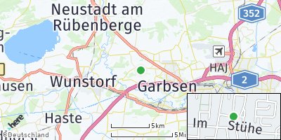 Google Map of Horst bei Wunstorf