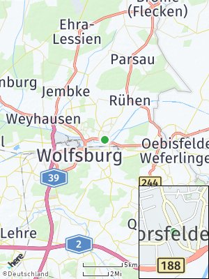Here Map of Vorsfelde