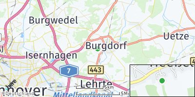Google Map of Heeßel bei Lehrte