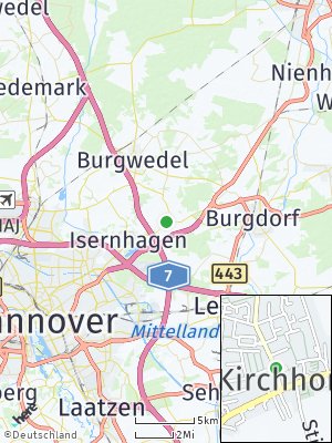 Here Map of Kirchhorst