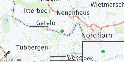 Google Map of Halle bei Neuenhaus