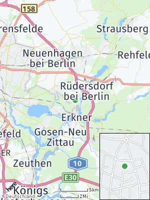 Here Map of Woltersdorf bei Erkner
