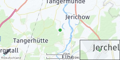Google Map of Jerchel bei Tangerhütte