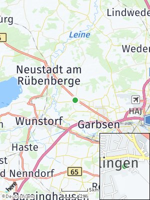 Here Map of Frielingen bei Wunstorf