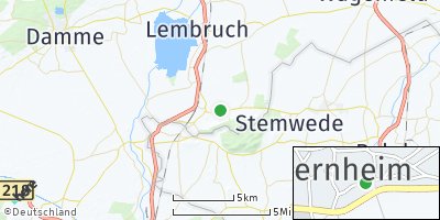 Google Map of Quernheim bei Diepholz