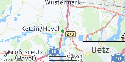 Google Map of Uetz-Paaren