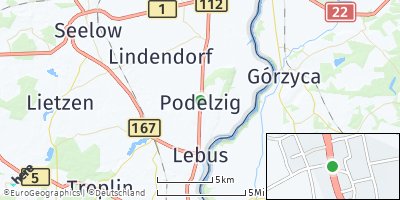 Google Map of Podelzig
