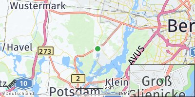 Google Map of Groß Glienicke