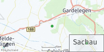 Google Map of Sachau bei Gardelegen