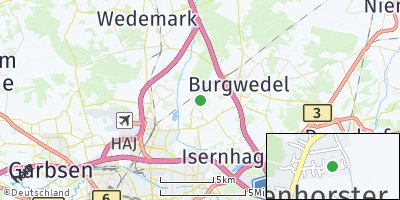 Google Map of Isernhagen