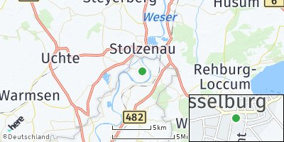 Google Map of Schlüsselburg