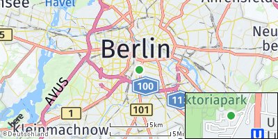 Google Map of Kreuzberg