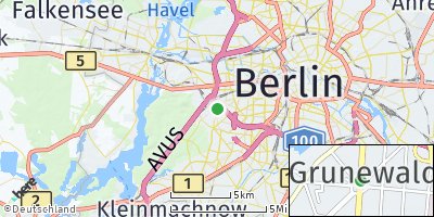 Google Map of Grunewald
