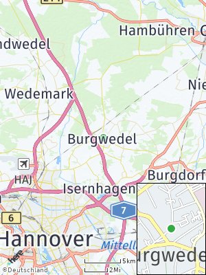 Here Map of Großburgwedel