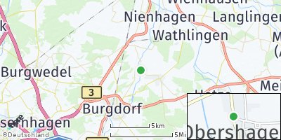 Google Map of Obershagen