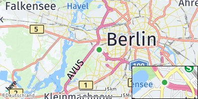 Google Map of Halensee