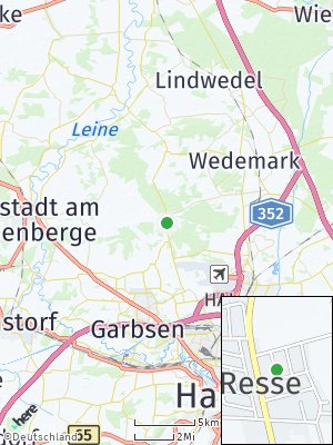 Here Map of Resse bei Hannover
