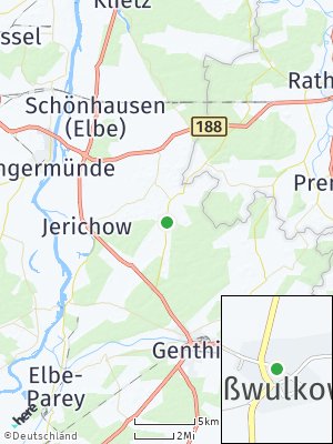 Here Map of Wulkow bei Genthin