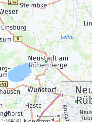 Here Map of Neustadt am Rübenberge