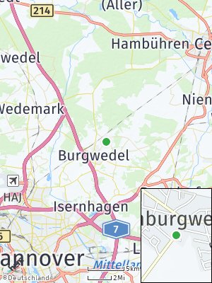 Here Map of Kleinburgwedel