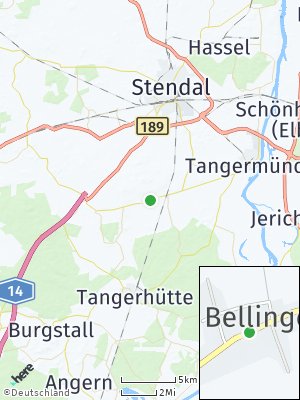 Here Map of Bellingen bei Stendal