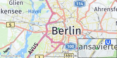 Google Map of Hansaviertel