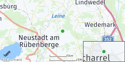 Google Map of Scharrel bei Wunstorf