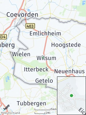 Here Map of Wilsum bei Emlichheim