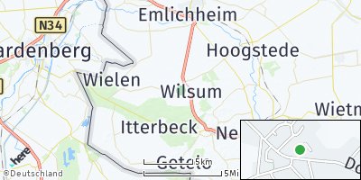 Google Map of Wilsum bei Emlichheim