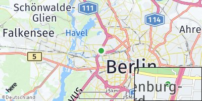 Google Map of Charlottenburg-Nord